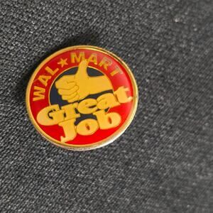 Walmart Great Job Enamel Lapel Pin Corporate Advertising